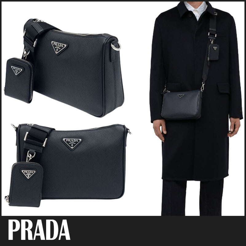 ☆PRADA サフィアーノレザー ショルダーバッグ☆