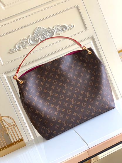 【Louis Vuitton】ヴィトン財布に合うトートバッグモノグラムダミエグレースフルPM【バッグ】