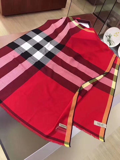 【BURBERRY】バーバリーカシミヤスカーフ 4色