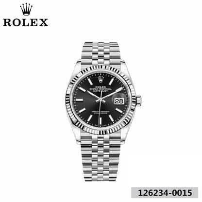 デイトジャスト 36 オイスター 36 mm オイスタースチール＆ホワイトゴールド