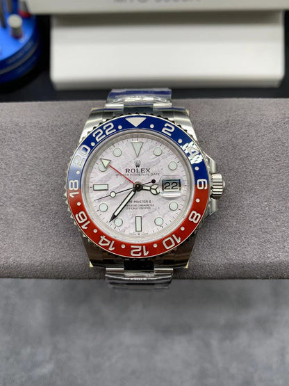 ロレックス GmtマスターⅡ 自動巻き ブラック 文字盤 ホワイトゴールド 126719BLRO-0002