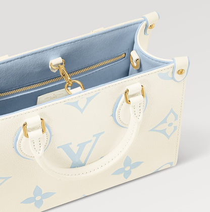 【淡いカラーが◎！】Louis Vuitton オンザゴー トートバッグ M46833