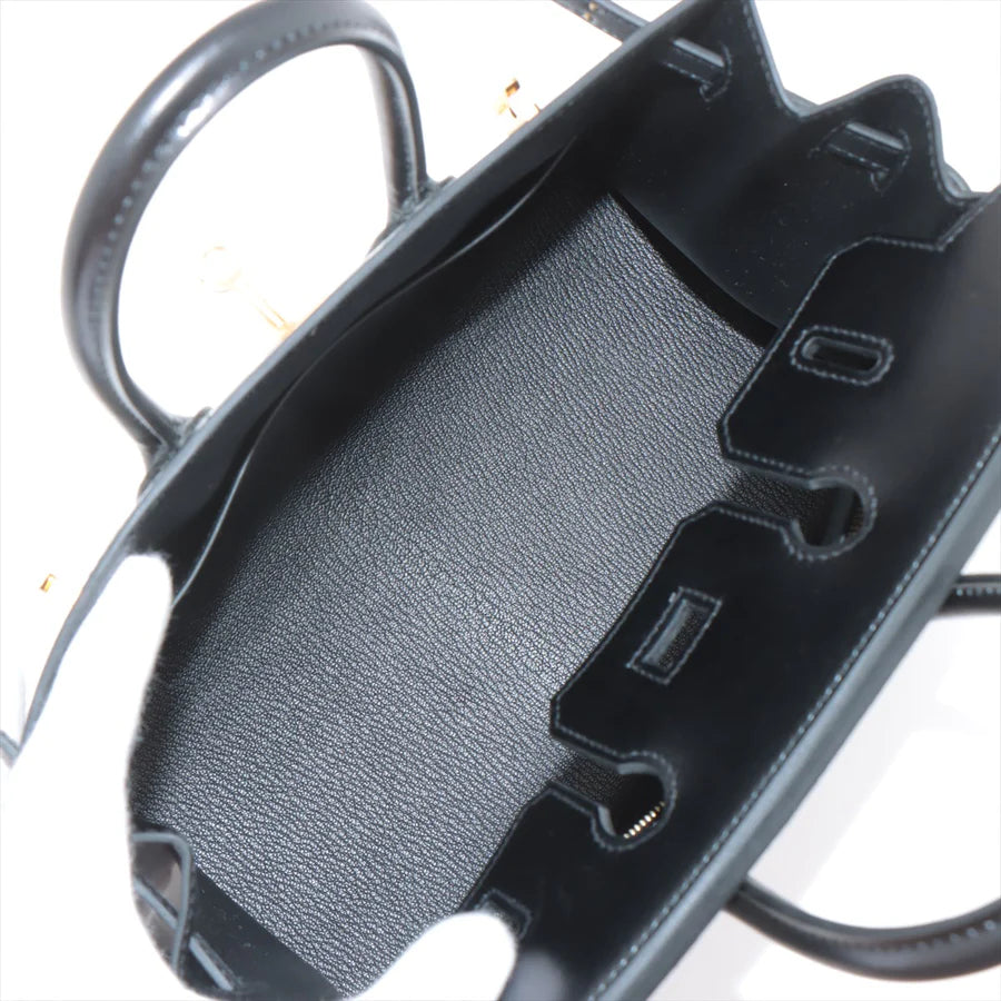 エルメス バーキン25 セリエ ヴォ―タデラクト ブラック ゴールド金具