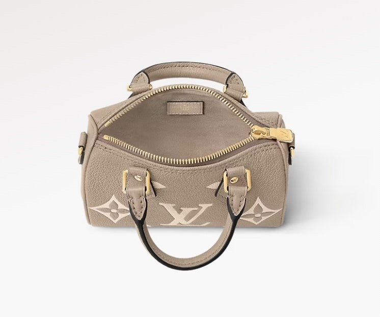 希少 LOUIS VUITTON ナノスピーディー ミニバッグ 黒 SAC NANO SPEEDY M81456 M82890