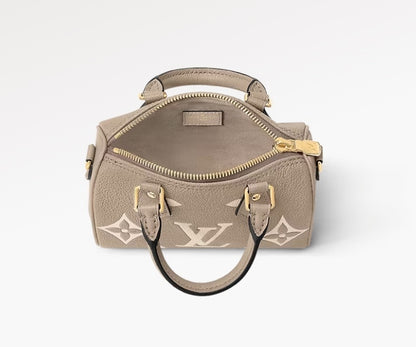 希少 LOUIS VUITTON ナノスピーディー ミニバッグ 黒 SAC NANO SPEEDY M81456 M82890