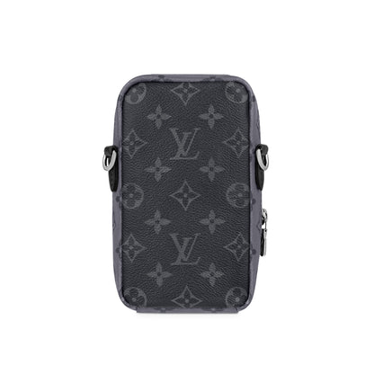 【収納力抜群】★Louis Vuitton ダブル・フォンポーチ ミニショルダ