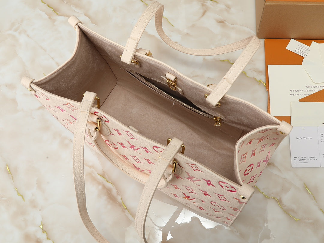【LOUIS VUITTON】LV 新品ONTHEGO ミディアム ハンドバッグ