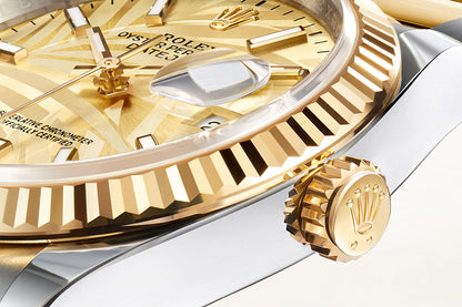 デイトジャスト 36 オイスター 36 mm オイスタースチール＆イエローゴールド