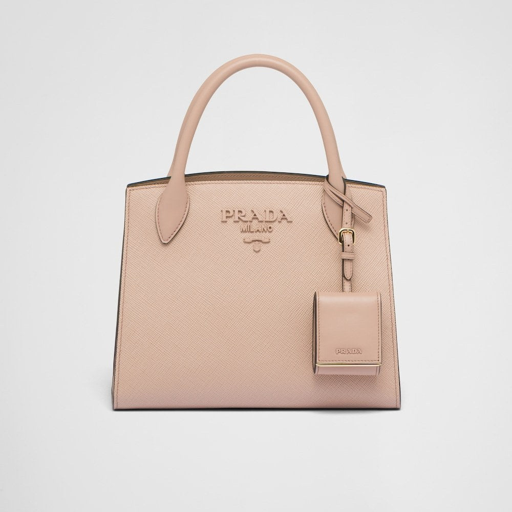 ★PRADA直営店★モノクローム スモール サフィアーノ バッグ