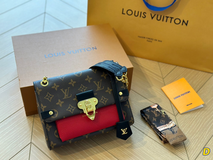 【LOUIS VUITTON】LV Vavin チェーンバッグ斜め掛けバッグ 2023