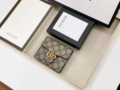 Gucci グッチ/ GGマーモントキルテイング ミニ財布/ 二つ折り