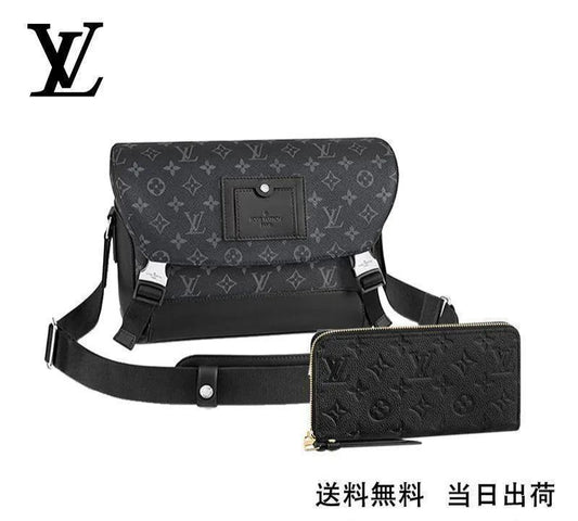 LOUIS VUITTON メッセンジャー?ヴォワヤージュ PM 長財布 2点セット お得 Ref:M40511+M61864