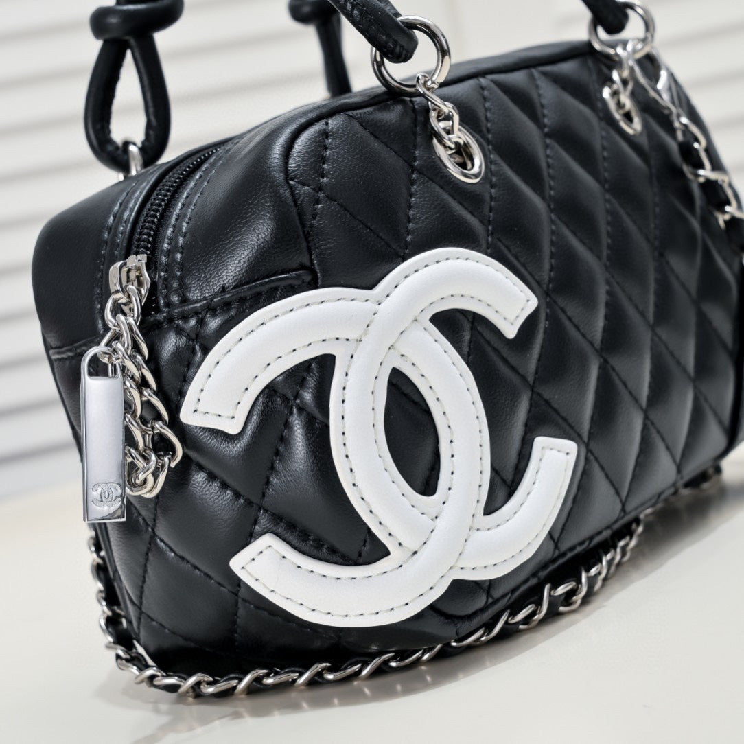 CHANEL A9117 SMALL bowling bag