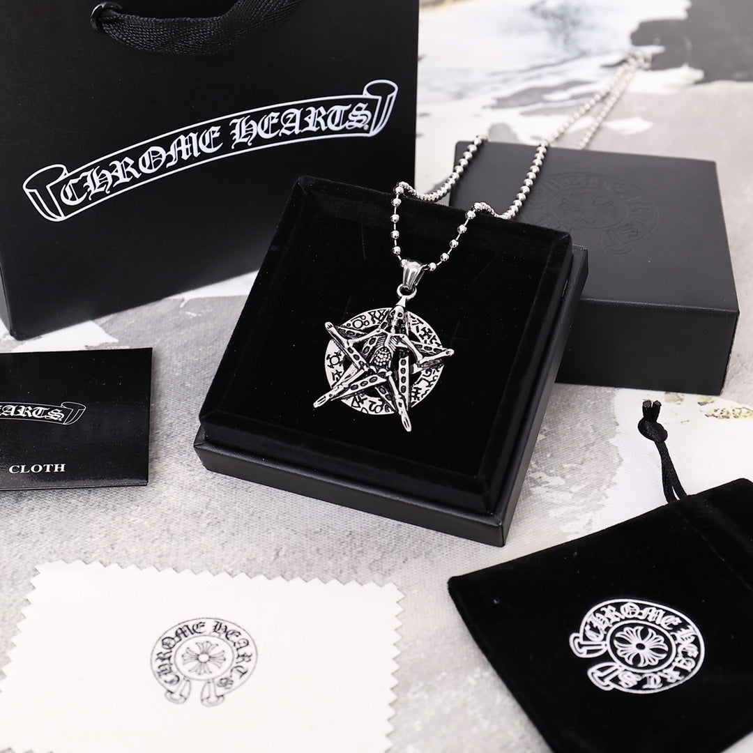 【CHROME HEARTS】ネックレス、新しいネックレス万能シンプルファッションオーナメント