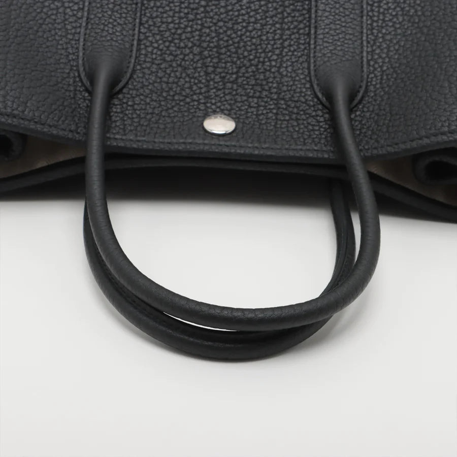 エルメス ガーデンパーティTPM カントリー ブラック シルバー金具