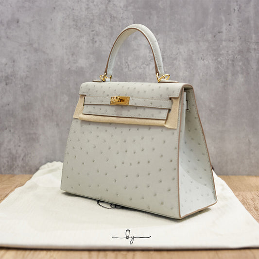 バレンチノ オーストリッチ ハンドバッグ - メルカリ