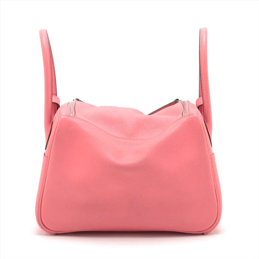 エルメス リンディ26 エバーカラー ローズアザレ シルバー金具