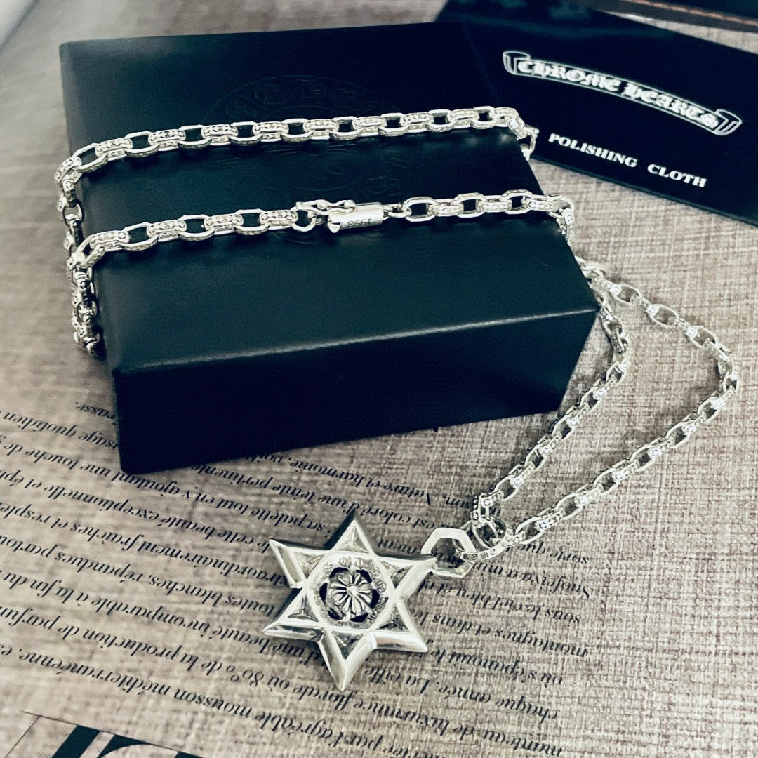 【Chrome Hearts】ネックレス、新しいネックレス万能シンプルファッションオーナメント11