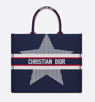 【星の刺繍がポイント♪】DIOR BOOK　TOTE　トートバッグ