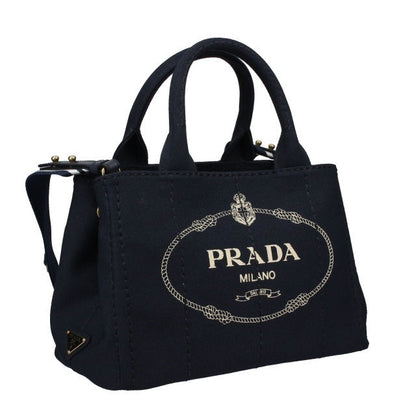 PRADA コットンキャンバス 2WAYトートバッグ