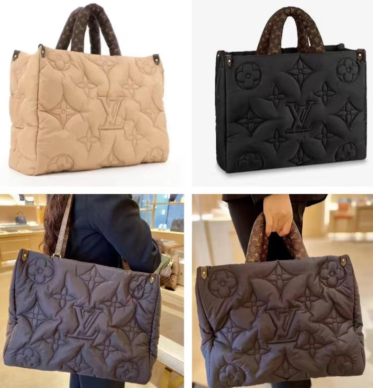 LV 柔らかなコットン素材のトートバッグ【50%オフ 送料無料】