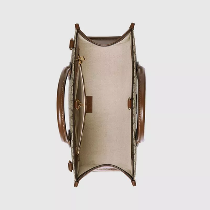 【GUCCI】グッチ GG スモール トートバッグ ベージュ/ブラウン