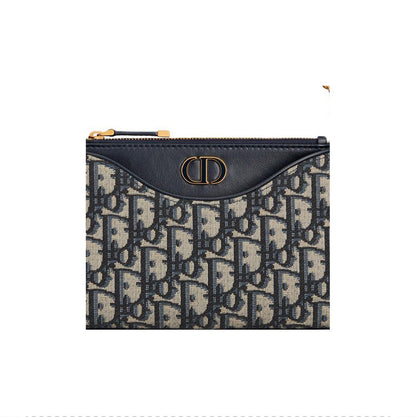 【23年新作】 DIOR 30 MontaigneAvenue CDロゴHoboパッケージ ワンショルダー斜め掛けバッグブルー