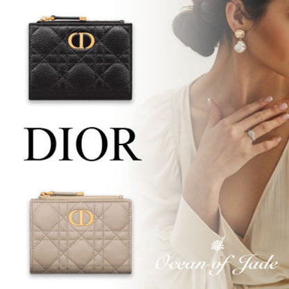 エレガントで高級感ある一品DIOR CARO ダリアウォレット☆【2023新しい商品】