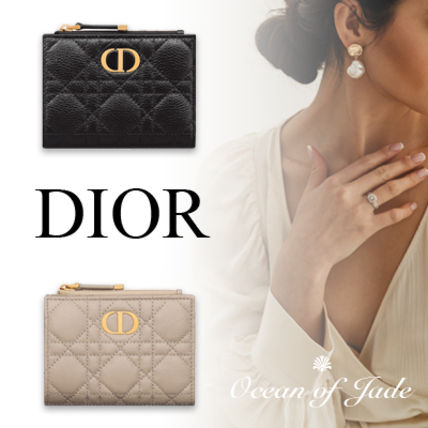 エレガントで高級感ある一品DIOR CARO ダリアウォレット☆【2023新しい商品】