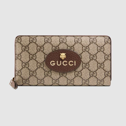Gucci ネオヴィンテージ GGスプリーム ジップアラウンドウォレット