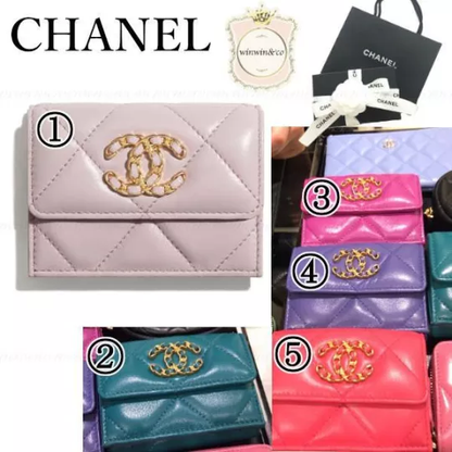 【シャネル】すぐ届く∞国内発■19 スモール フラップ ウォレット