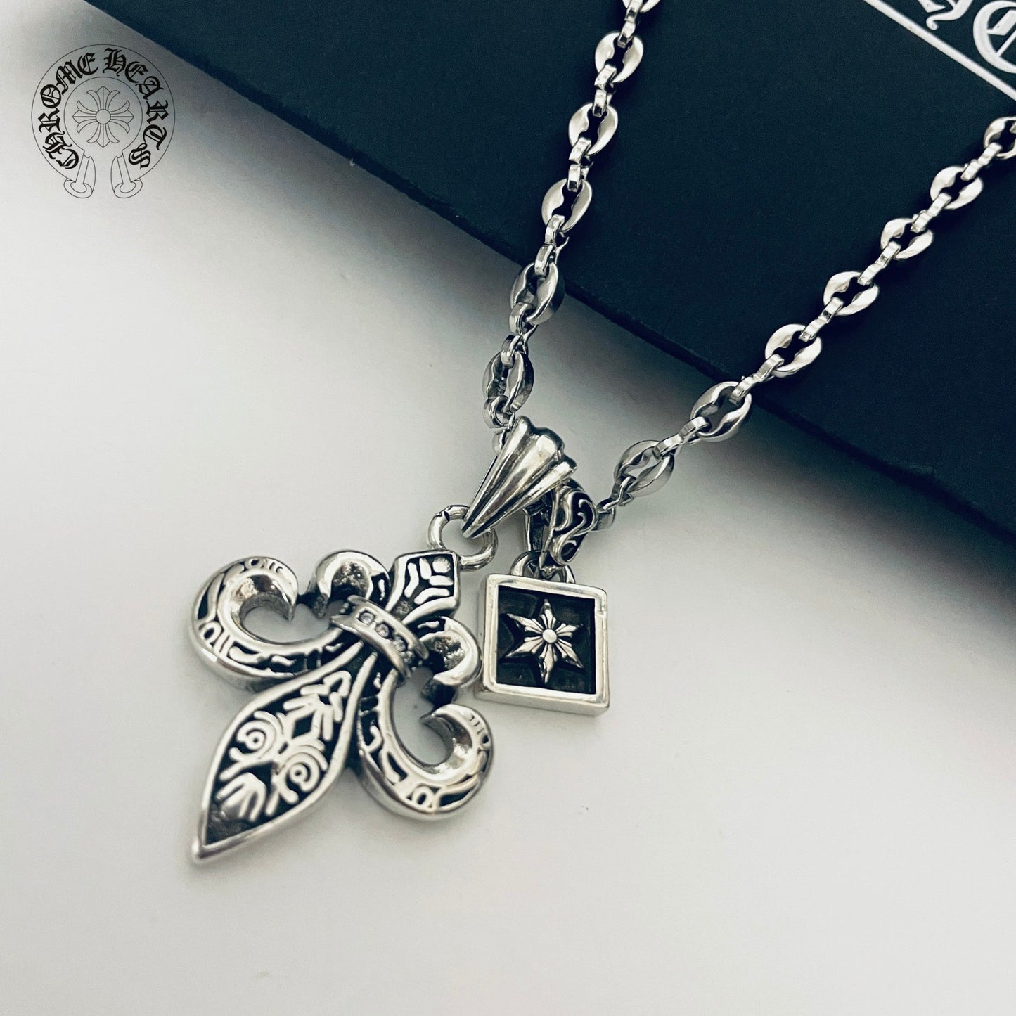 【CHROME HEARTS】ネックレス、新しいネックレス万能シンプルファッションオーナメント12