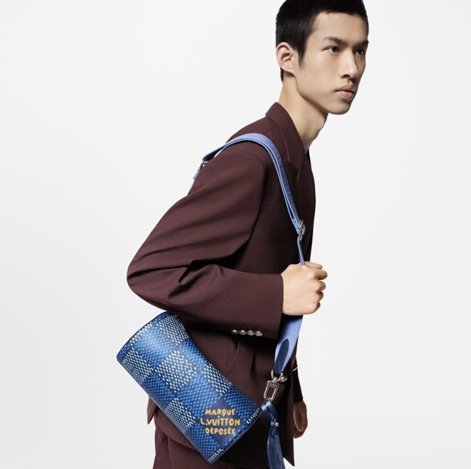 ダミエとフォルムがかっこいい♪LouisVuitton ショルダーバッグ N40695