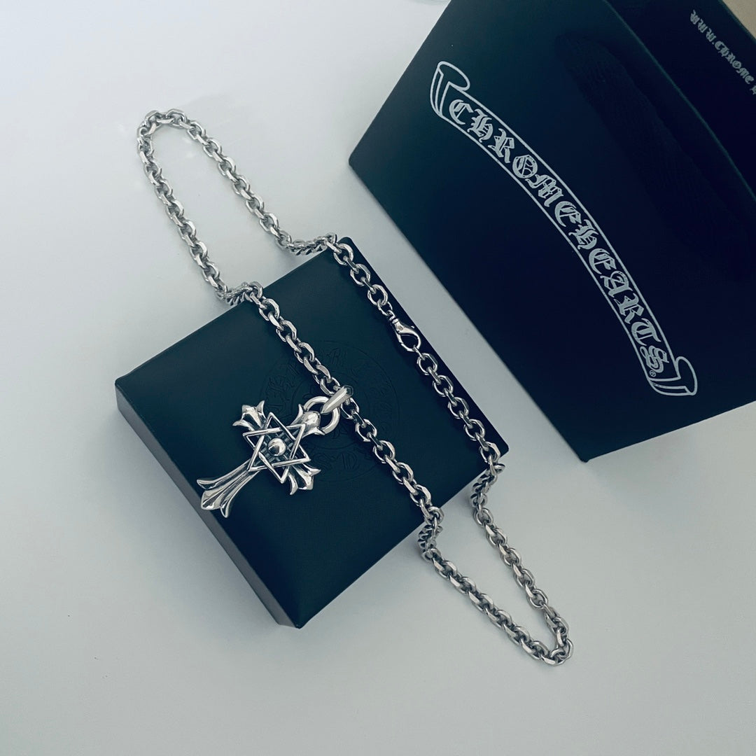 【CHROME HEARTS】クロムハーツ、新しいネックレス万能シンプルファッションオーナメント