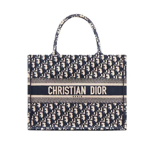 【DIOR】BOOK TOTE BAG 新木優子同項 セレブ芸能人御用達・国内発 Diorキャンバスブックトートバッグ