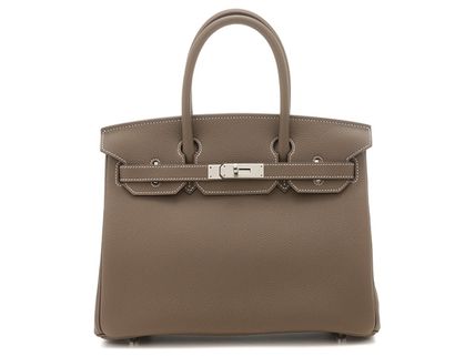 HERMES エルメス バーキン 30cm トゴ エトゥープ