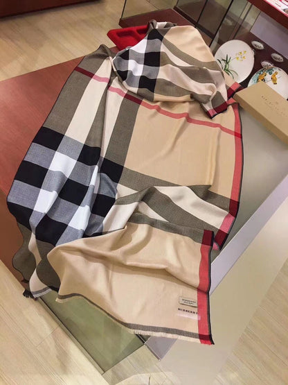 【BURBERRY】バーバリーカシミヤスカーフ 4色