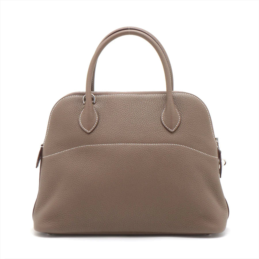 エルメス ボリード31 トリヨンクレマンス エトゥープ シルバー金具