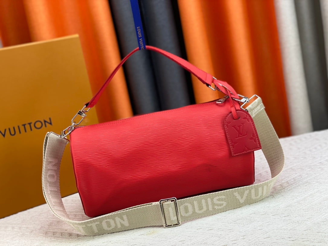 Louis Vuitton◇SoftPolochon ソフト筒型バッグ M46691