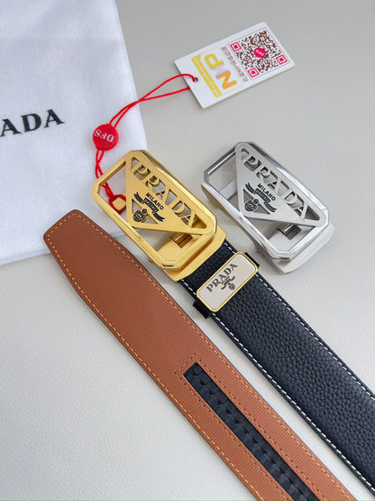 【PRADA】(プラダ) 3.5cmベルト メンズ