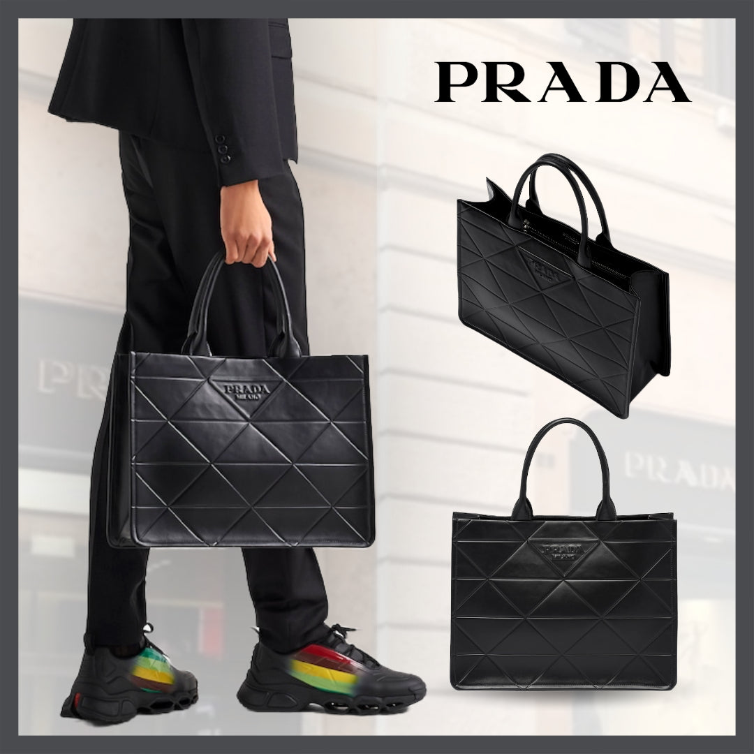 ＊PRADA＊ミディアム レザー ハンドバッグ 1BA379ASKF0002