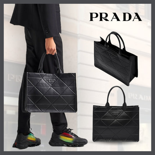 ＊PRADA＊ミディアム レザー ハンドバッグ 1BA379ASKF0002