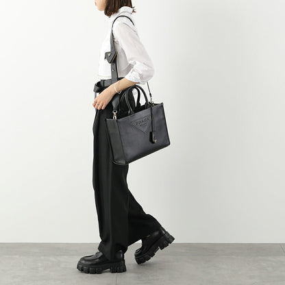 PRADA トートバッグ 1BA376 ASK エンボスロゴ SOFT CALF