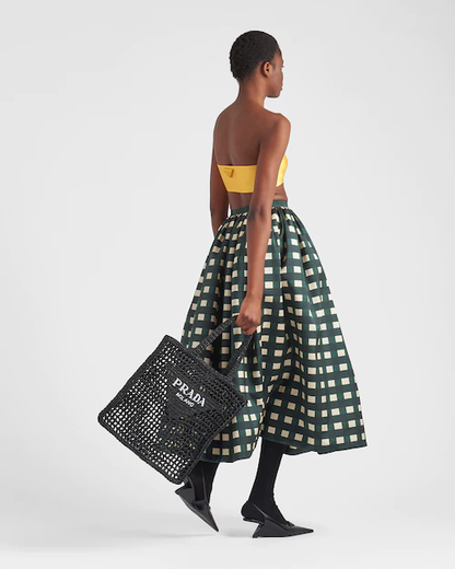 ラフィア トートバッグ