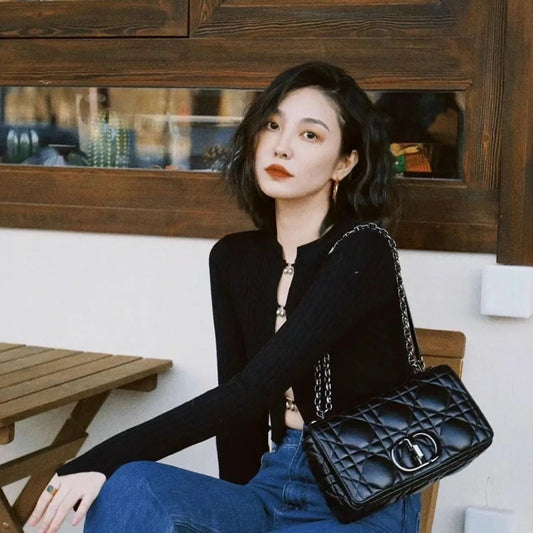 【国内発送】DIOR ショルダーバッグ Large Dior Caro Bag