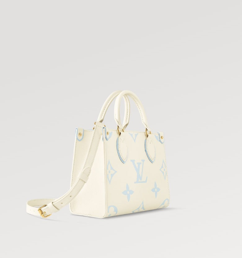 【淡いカラーが◎！】Louis Vuitton オンザゴー トートバッグ M46833