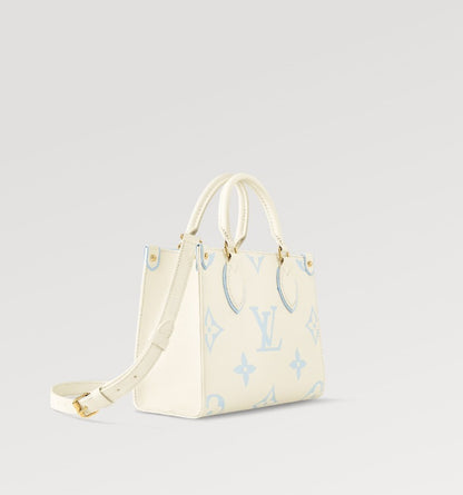 【淡いカラーが◎！】Louis Vuitton オンザゴー トートバッグ M46833