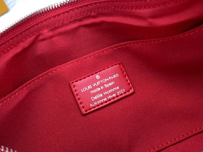 Louis Vuitton◇SoftPolochon ソフト筒型バッグ M46691