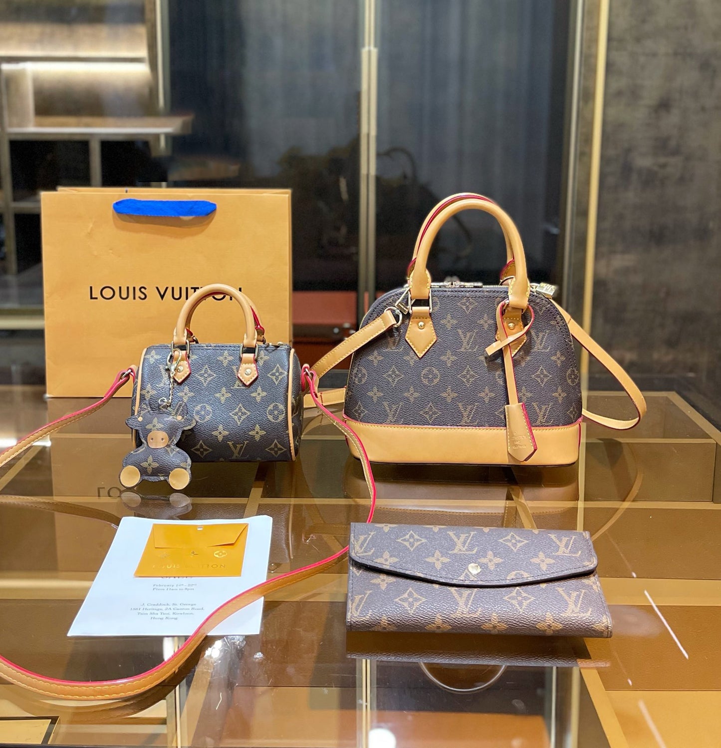 【大人気定番商品♪】LOUISVUITTON 古い花3点セット お得