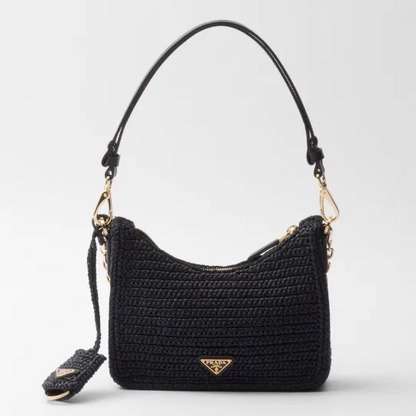 【大人気】PRADA プラダ◆Re-edition ミニバッグ チェーン ストラップ付 22*18*6CM 240920